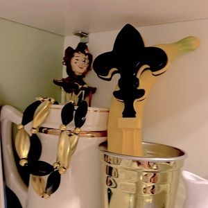 Fleur de Lis Clapper Mardi Gras New Orleans Louisiana